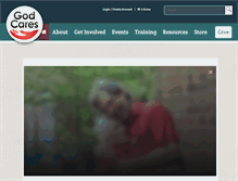 Tablet Screenshot of godcaresministry.com